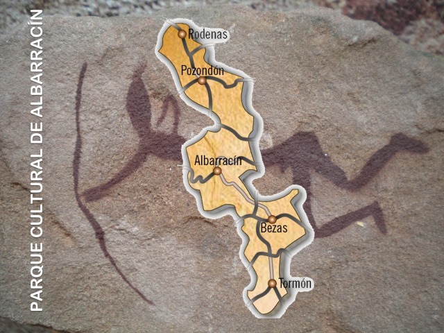 Plano del Parque Cultural de Albarracín